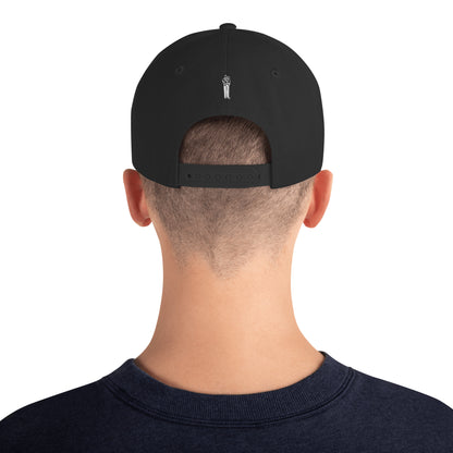 Flat Bill Snapback Embroidered Logo - Mediocre Dad Bod