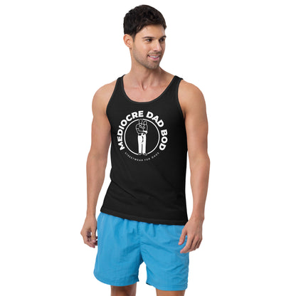 Lightweight Tank Top with Logo - Mediocre Dad Bod