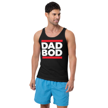 Run DAD Bod Men's Tank Top - Mediocre Dad Bod