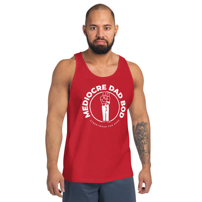 Lightweight Tank Top with Logo - Mediocre Dad Bod