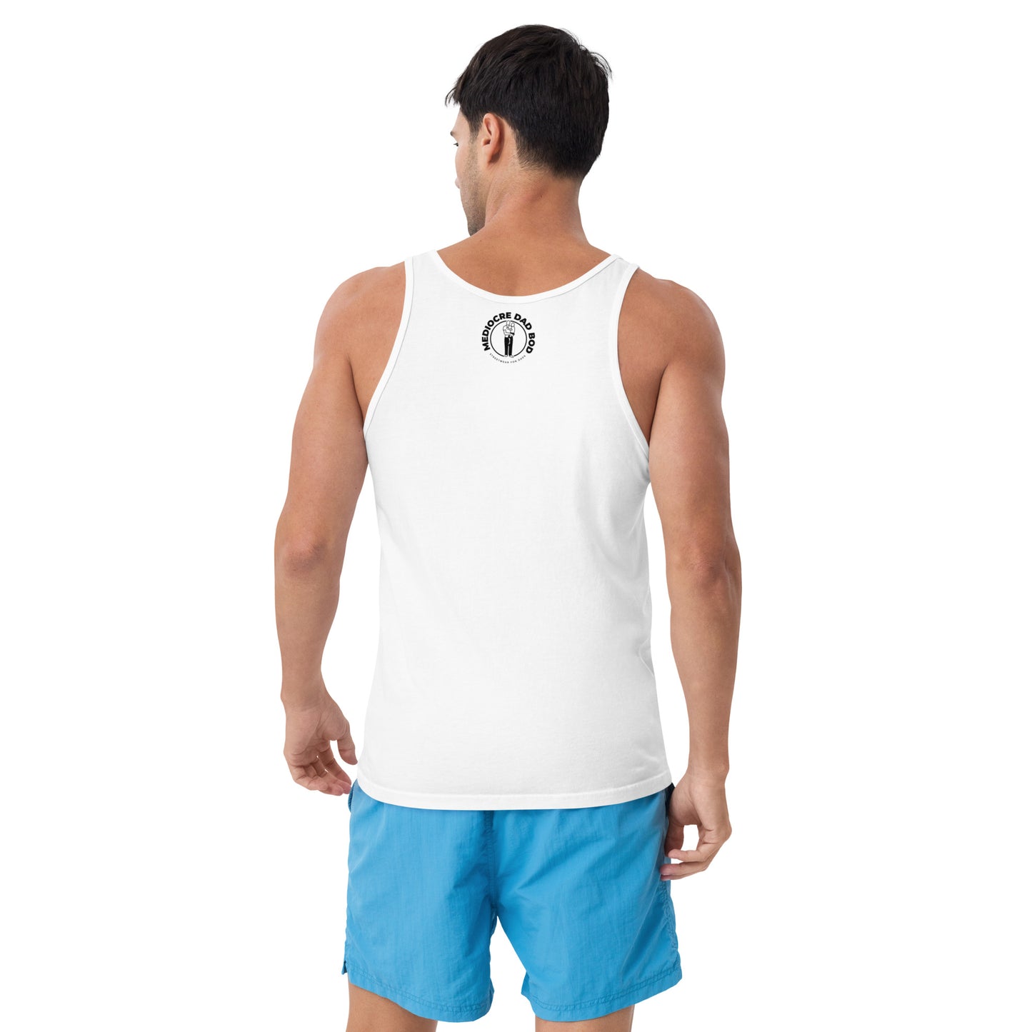 Run DAD Bod Men's Tank Top - Mediocre Dad Bod