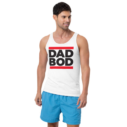 Run DAD Bod Men's Tank Top - Mediocre Dad Bod