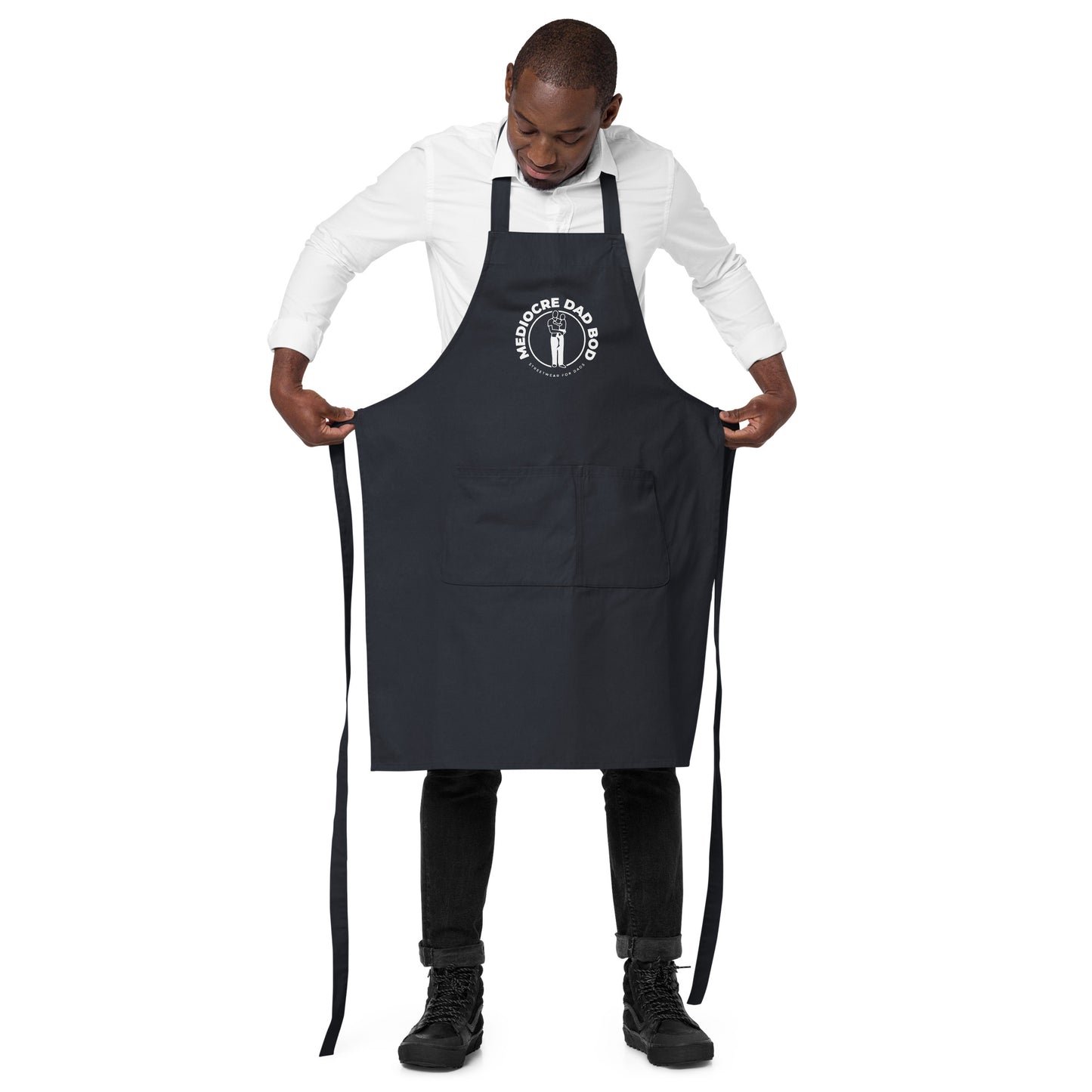 Organic Cotton Grillmaster Apron - Mediocre Dad Bod