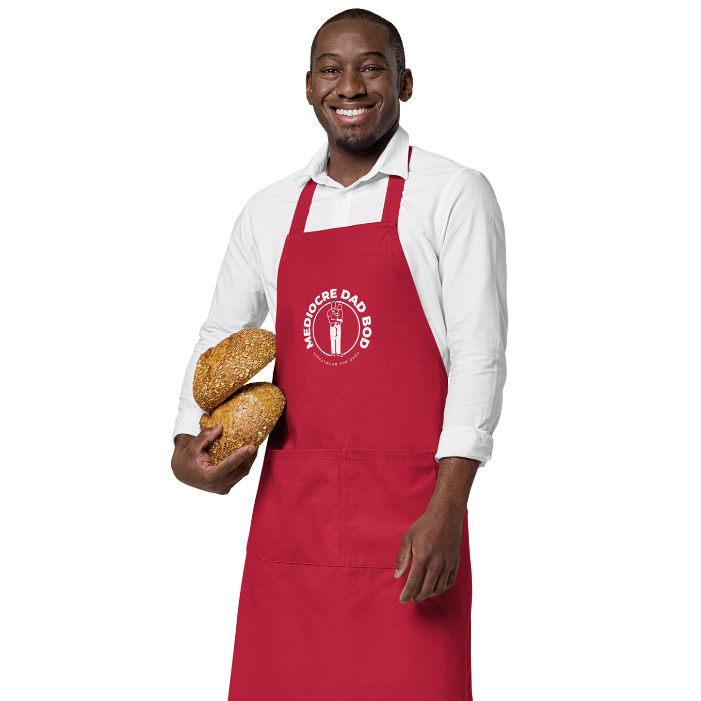 Organic Cotton Grillmaster Apron - Mediocre Dad Bod