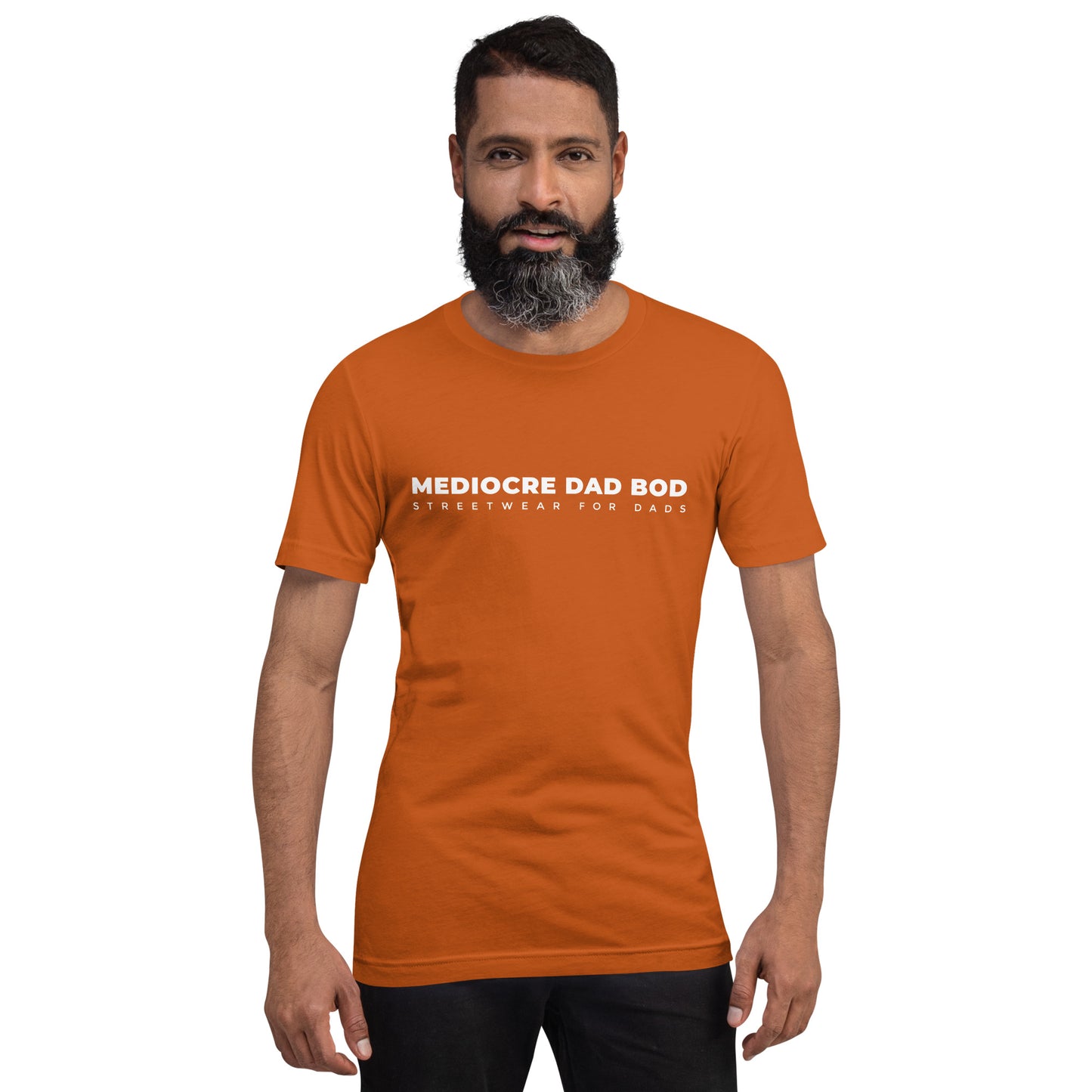 Lightweight T-Shirt with Text Logo - Mediocre Dad Bod